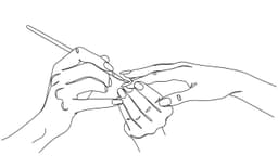 Manicure illustration